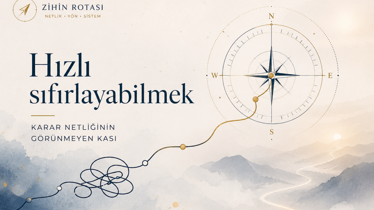 Hızlı Sıfırlayabilmek: Karar Netliğinin ve Sürdürülebilir İlerlemenin Görünmeyen Kası